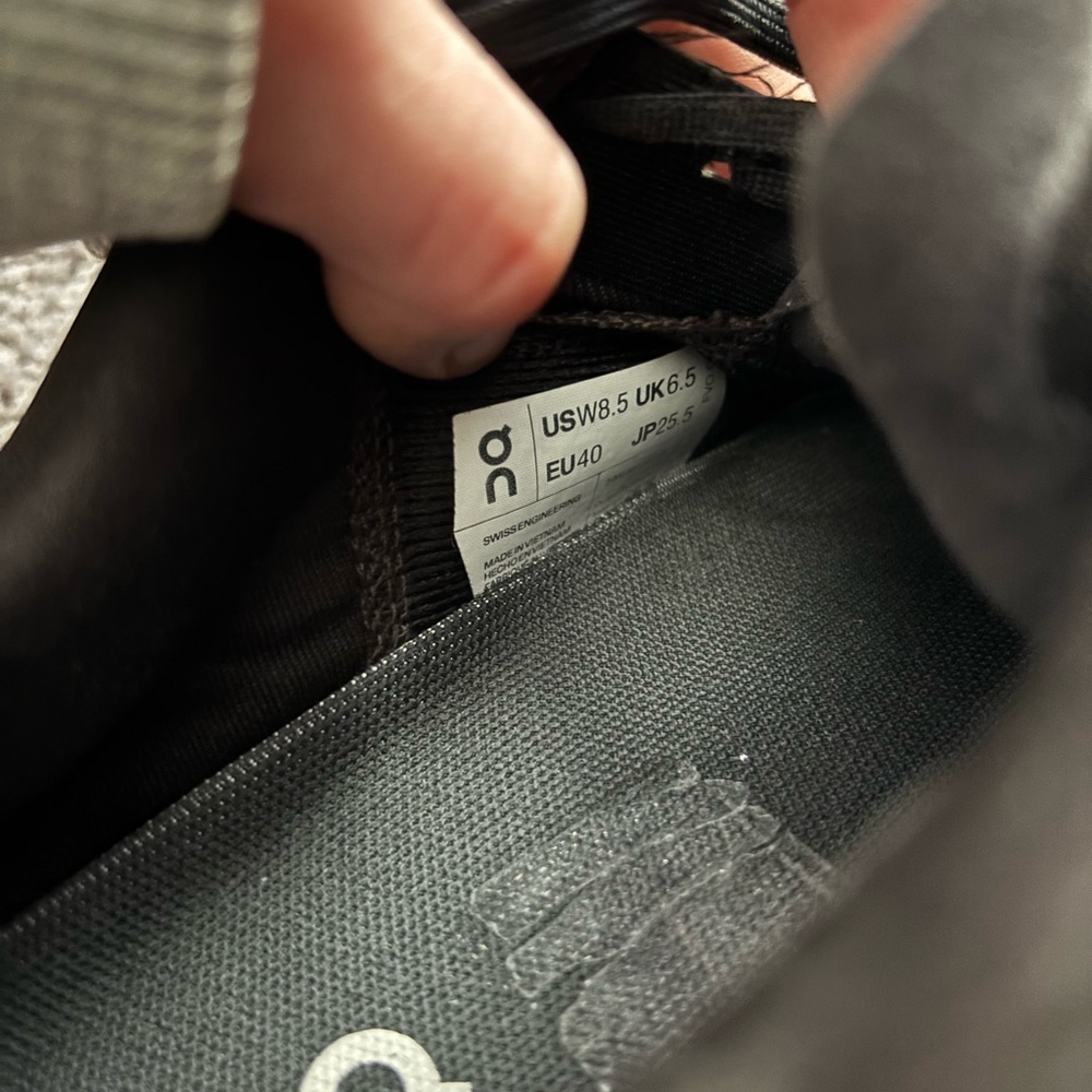 On Running Black Athletic Shoes - Picture 5 of 5